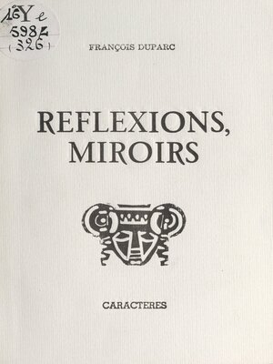 cover image of Réflexions, miroirs